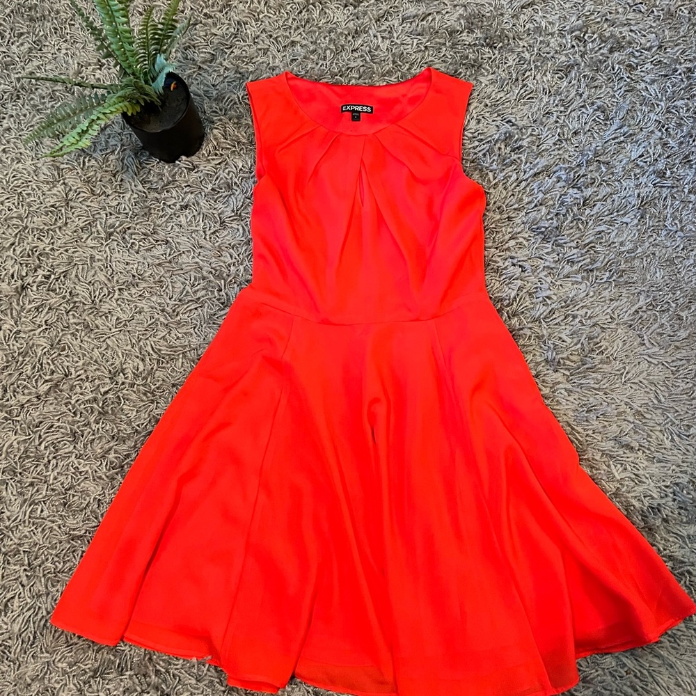 Express Coral Dress